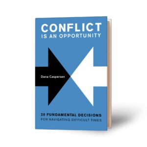 Image of book, Conflict Is an Opportunity, by Dana Caspersen